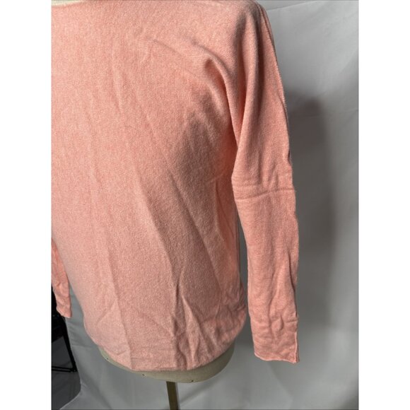 Bianco & Blu Made in Italy Pink Cashmere Silk Wool Sweater Womens S NWT New - Picture 4 of 10